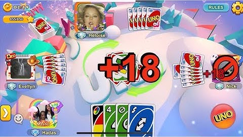 🥳 Incredible WIN in a last few seconds in Facebook Uno Card Game (Ranked mode: Single, Go Wild x80)