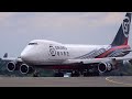 Awesome Liège Airport (LGG) Cargo Landings Rwy 23L, Boeing 747-400F, B757F, A330F, B777F