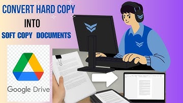 How to Convert Hard copy into Soft copy / Convert Documents into soft copy