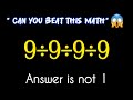 Can You Beat This Math Problem | WML Logic is live