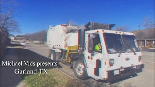 end of the year Garland TX  garbage trucks, mini rapid rail, CCC, Labire, Battle Alley, hand