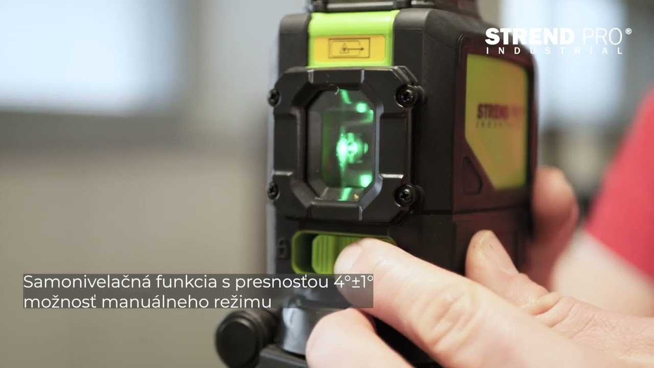 213187 Laser Strend Pro 901CG, Green, OSRAM-tech, 360° so stojan 1.5 m