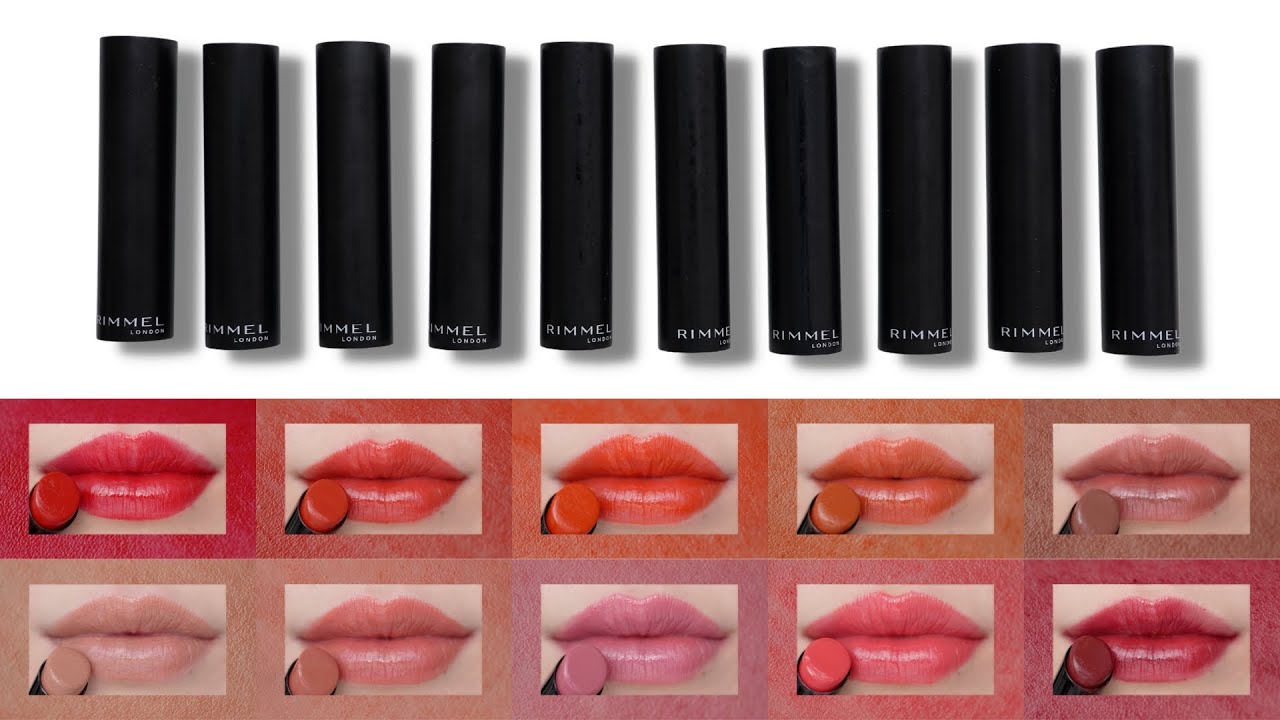 【リプモン級?!】リンメルの新作リップティントレビュー&全色比較