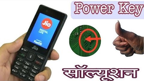 Jio F120b Power Key Not Working 100% solution // Jio Phone Ka Power Button Kam Na Kare To Kya Kare?