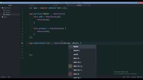 AngularJS Tutorials in Urdu Hindi 20 of 34 Creating Custom Service