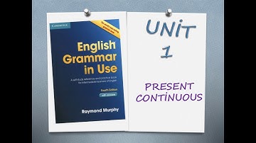 English Grammar in Use. Unit 1. Present Continuous.