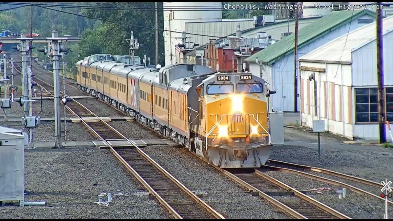 Lewis County Historical Museum Live Railcam (PTZ) - Chehalis, WA  #steelhighway