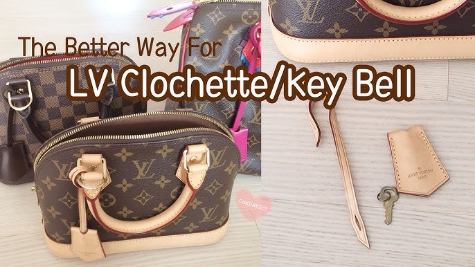 HOW TO: Easy Way to Attach LOUIS VUITTON CLOCHETTE Key Bell