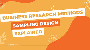 Business Research Method B.com Sampling Design Explained in Malayalam