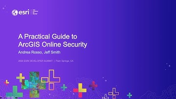 A Practical Guide to ArcGIS Online Security
