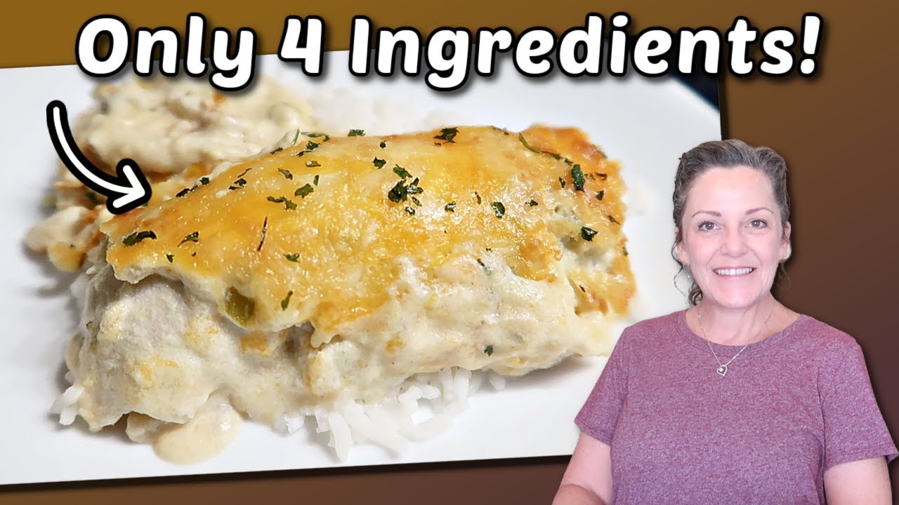 KETO GREEN CHILE CHICKEN CASSEROLE RECIPE 4 Ingredient Recipe Low Carb Recipe YouTube