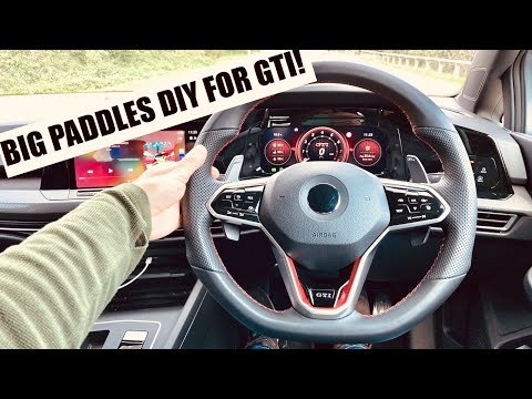 How LED Steering Wheel Paddle Shifters Work on VW Golf GTI MK8