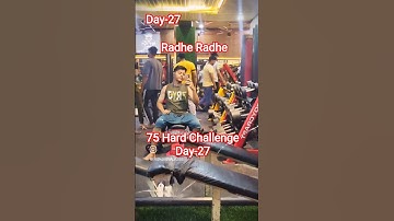 75 Hard Challenge 🔥 Day 27 | Built by Discipline 💪 #75hardchallenge #minivlog #squatproof #lifthard