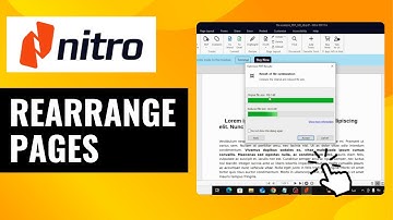 How To Rearrange Pages in Nitro PRO | Simple and Fast Tutorial