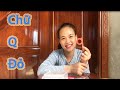 Hướng dẫn cách làm chữ Q màu đỏ | THAO BUI