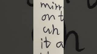 “.Mirror Mirror”!!on the wall”