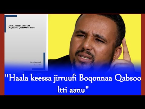 Qaama Aangoorra Jiru Mormuun Sirrii Miti Jawaar Mohaammed