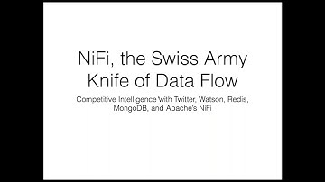 A Real Use Case with NiFi, the Swiss Army Knife of Data Flow