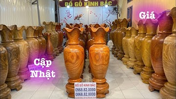 Cập Nhật Báo Giá Lục bình gỗ hương đỏ nguyên khối cao 1m6*48 chuẩn Phong Thuỷ