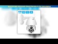 Get 1080P PTZ IP Camera Wifi Outdoor Speed Dome Wireless Wifi Security Camera Pan Tilt 4X Digital Z