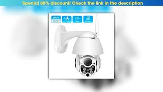 Get 1080P PTZ IP Camera Wifi Outdoor Speed Dome Wireless Wifi Security Camera Pan Tilt 4X Digital Z