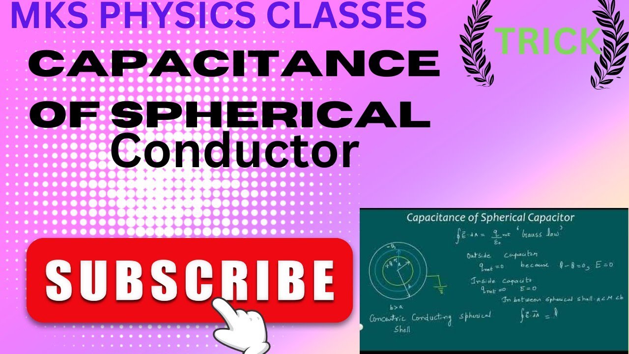 || ️Capacitance of Spherical Conductor # Trick .......... ️ - YouTube