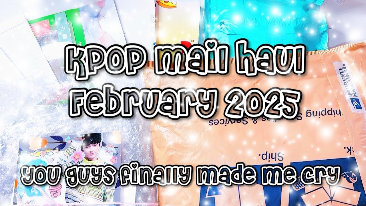 ♡ kpop mail haul!! | february 2025 ♡