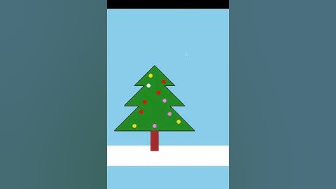 Christmas tree with python turtle #shorts