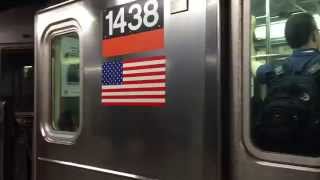 R62 1 train leaves 96th Street (With Union Square Wreck Survivor set)