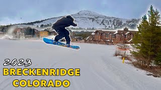 Breckenridge Colorado Pre Season 2023 Perfect CORDUROY LAPS!