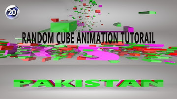Cinema 4D Tutorial   Random Cube Title Animation By Malik Maan Haider