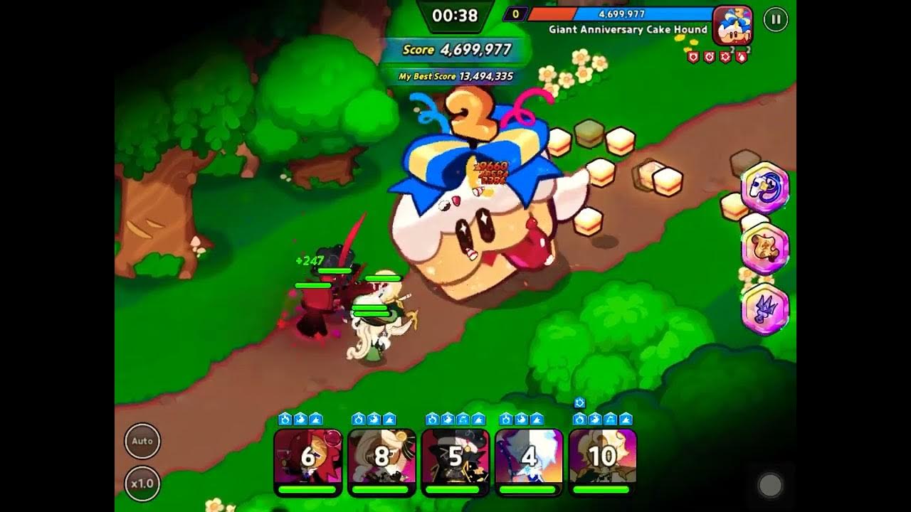 Crk how to score 15 Million in Giant anniversary cake hound with level