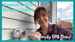 Goodbye Faulty GFCI!  It's Time to Replace an Exterior Outlet by Mainely DIY Mom 9,226 views 1 year ago 9 minutes, 4 seconds