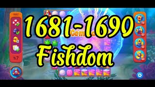 Fishdom Levels 1681-1690 💫 No Boosters Challenge 💫 Relaxing Match-3 Gameplay screenshot 4