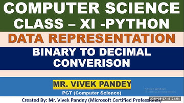 CLASS 11 DATA REPRESENTATION PART 03