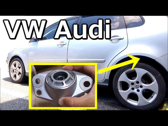 Resolving abnormal noises 3] DIY rear upper mount replacement [VW