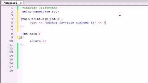 Buckys C++ Programming Tutorials   10   Creating Functions That Use Parameters