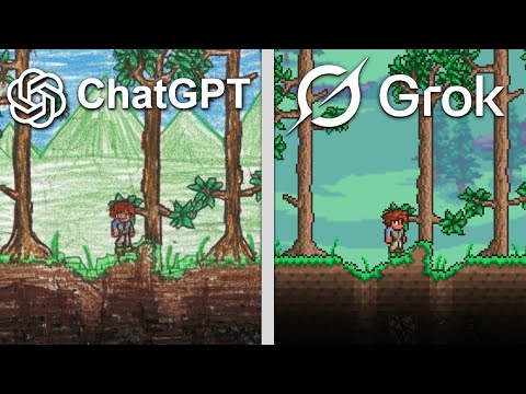 ChatGPT vs Grok Make Terraria From Scratch