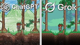 ChatGPT vs Grok Make Terraria From Scratch