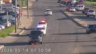 Apparent police chase shuts down Kentucky Avenue on Indy's southwest side