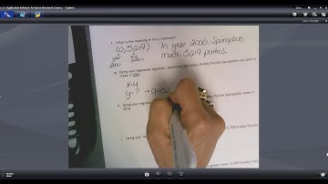 Linear Regression - Given an x-value, find a y-value