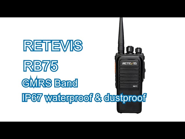 RB23 IP67 Waterproof GMRS Handheld Radio