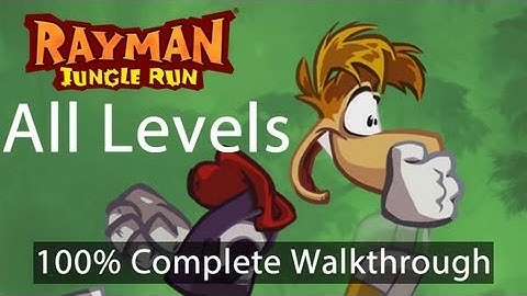 Rayman Jungle Run - All Levels 100% Complete Walkthrough w/ Bonus Secret Levels | WikiGameGuides