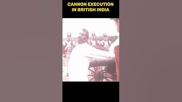 Cannon execution in British Raj in india