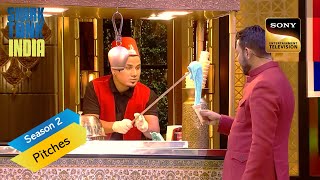 Shark के मूँह से Ice-cream लेना | Shark Tank India S2 l Pitches | Twisting Scoops screenshot 5