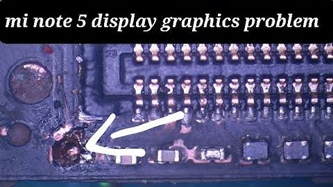 mi note 5 display graphics problem solution | full solution