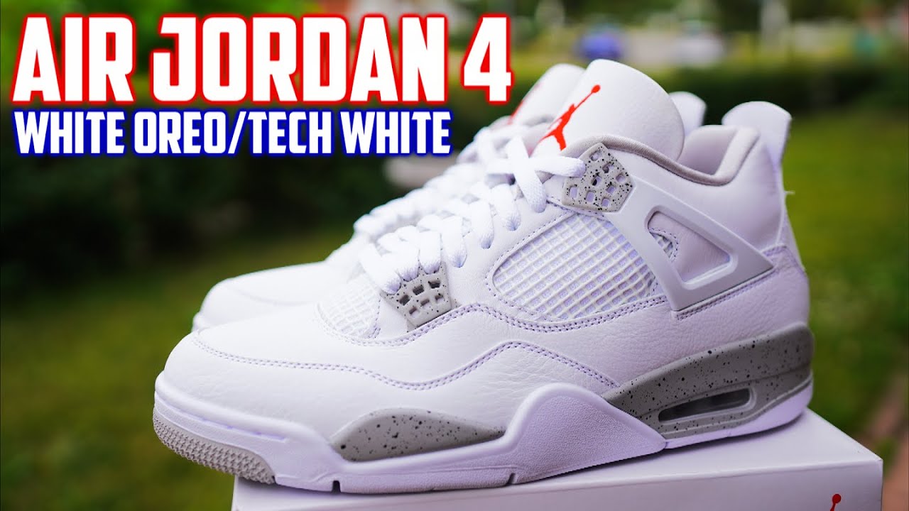 Også Koncession Udover Air Jordan 4 White Oreo (Tech White) Review and On-Feet! - YouTube