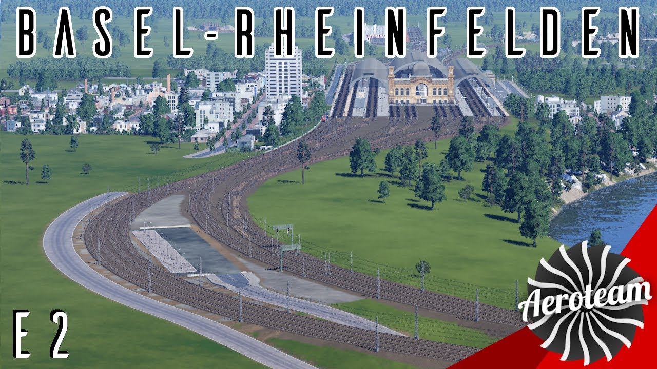 Connecting Basel & Rheinfelden | Transport Fever 2 Timelapse Fictional ...