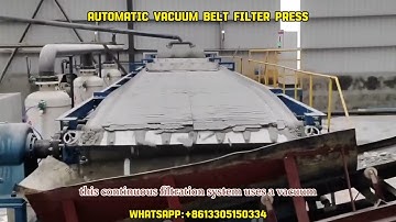 Vacuum Belt Filter Press | Continuous Dewatering for Mining & Wastewater