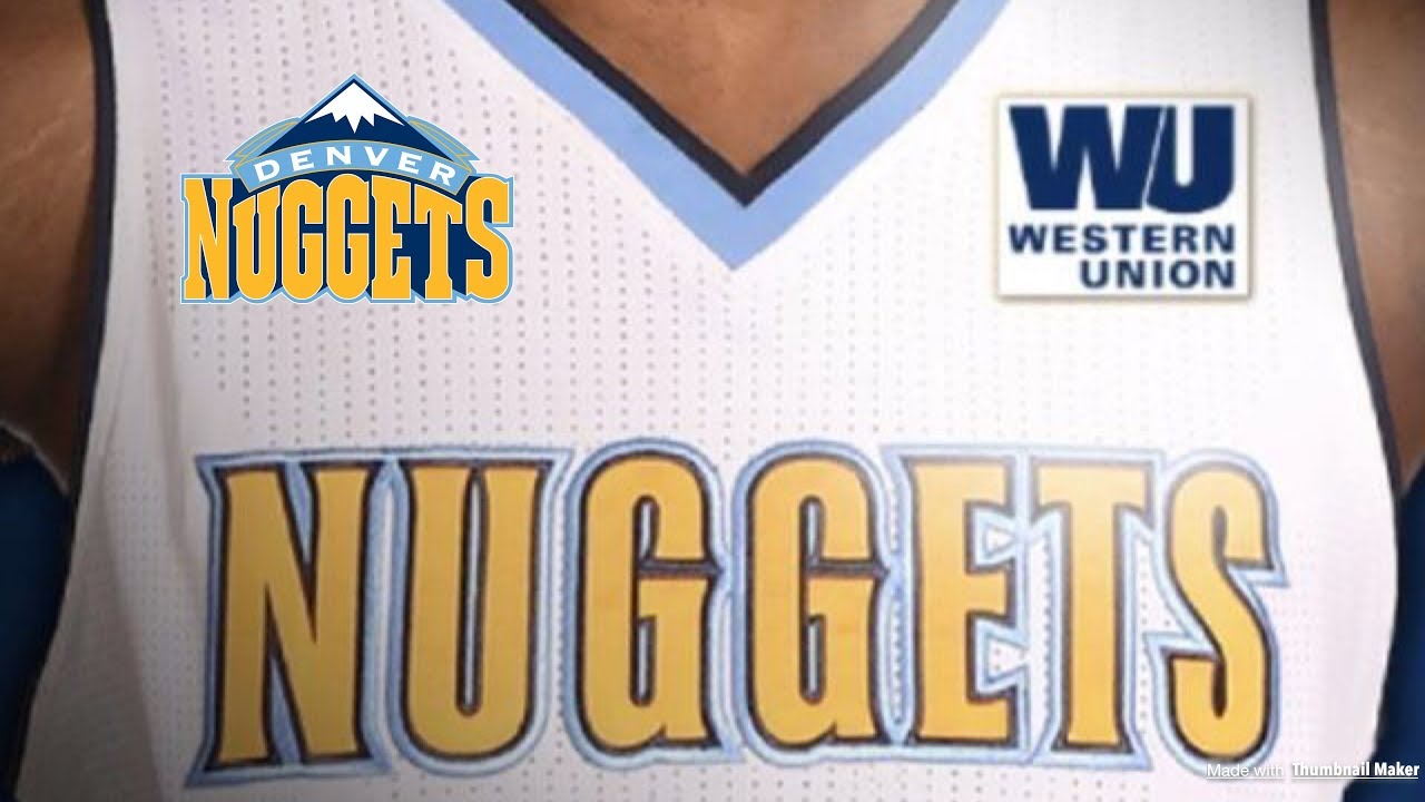 The Denver Nuggets announce jersey 